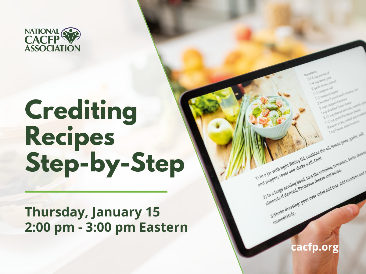 Crediting Recipes Interior cacfp.org