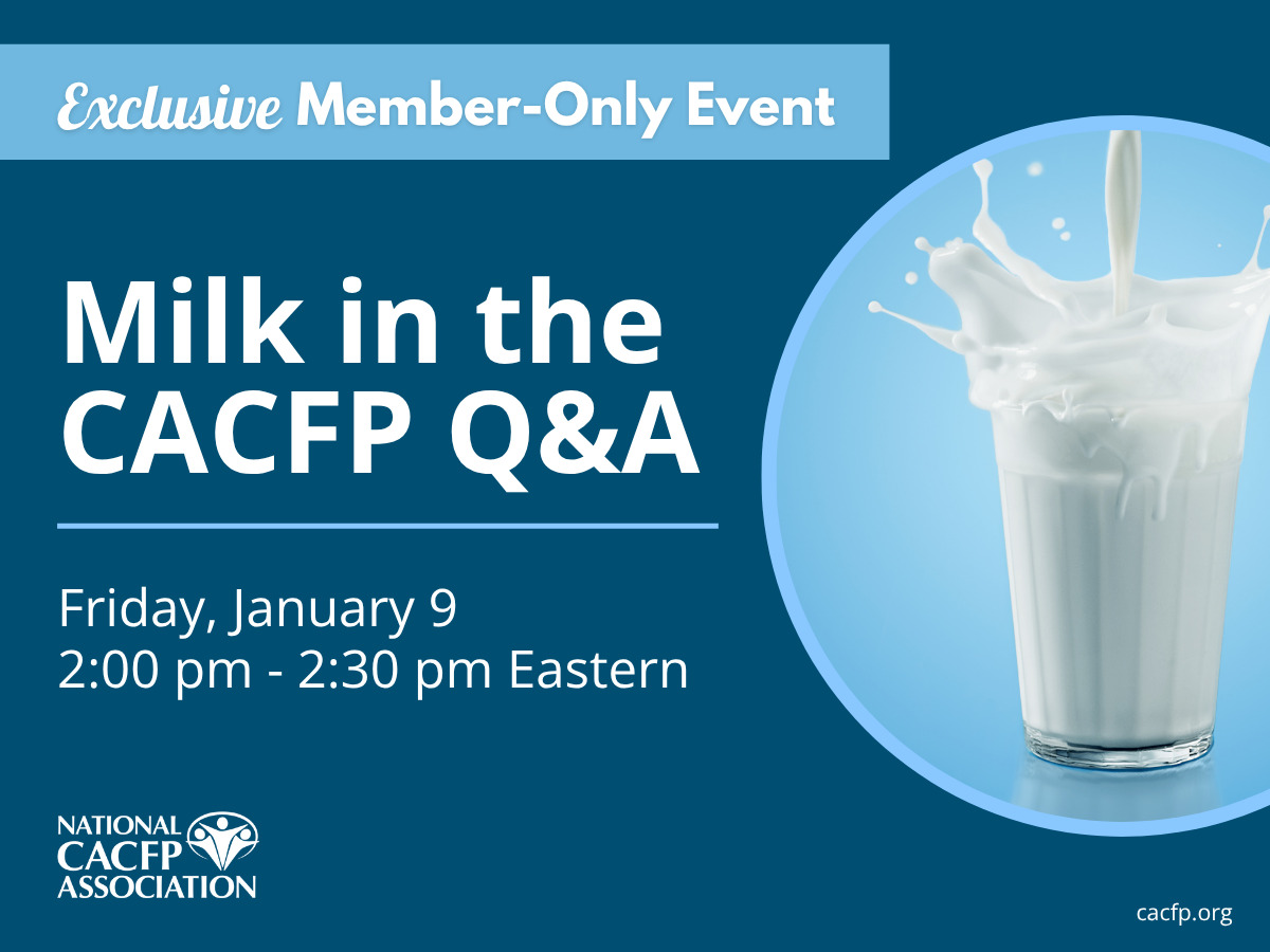 Milk in the CACFP Interior cacfp.org