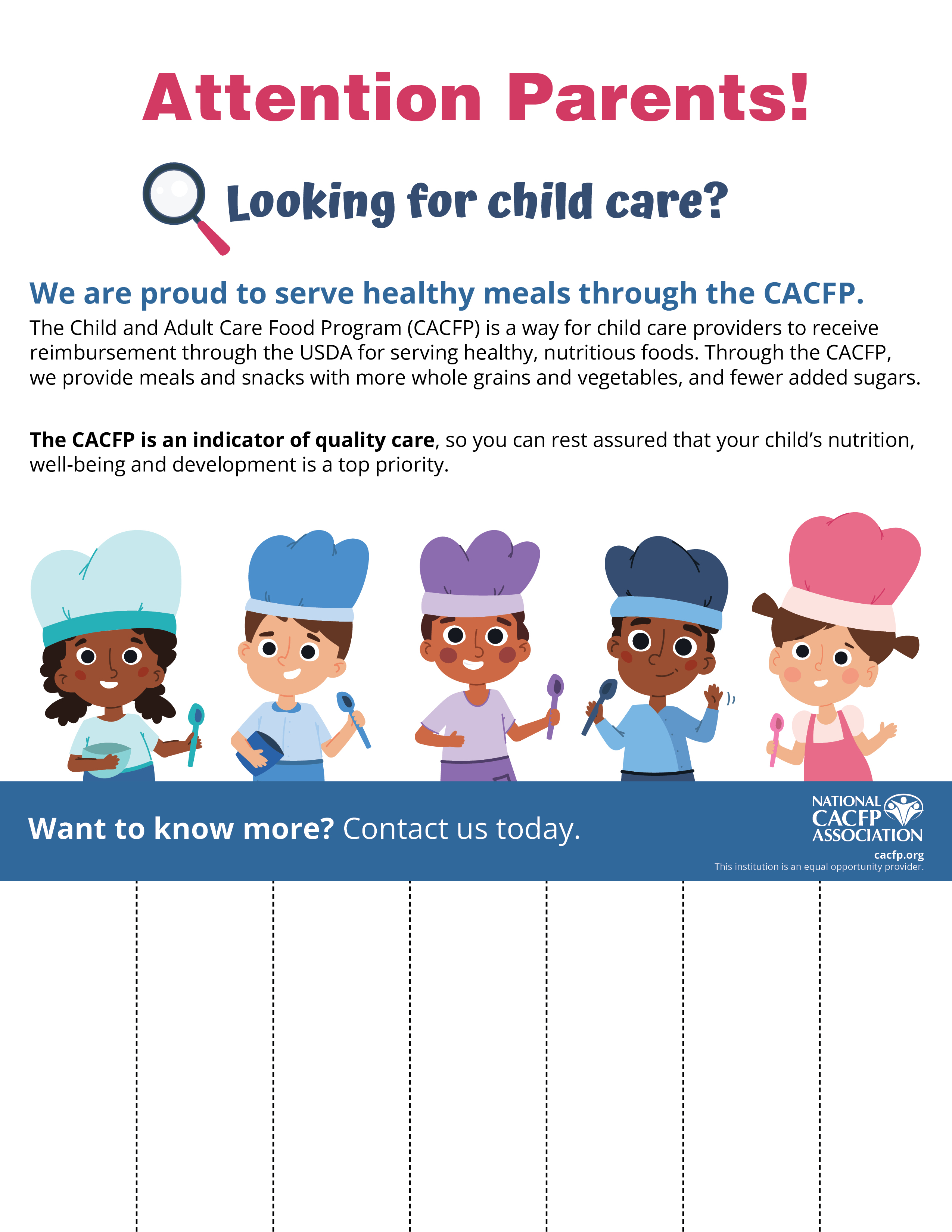 2026 CACFP Week Community Outreach Flyer