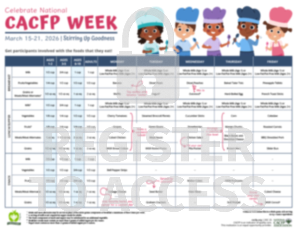 2026 cacfp week sample menu wm