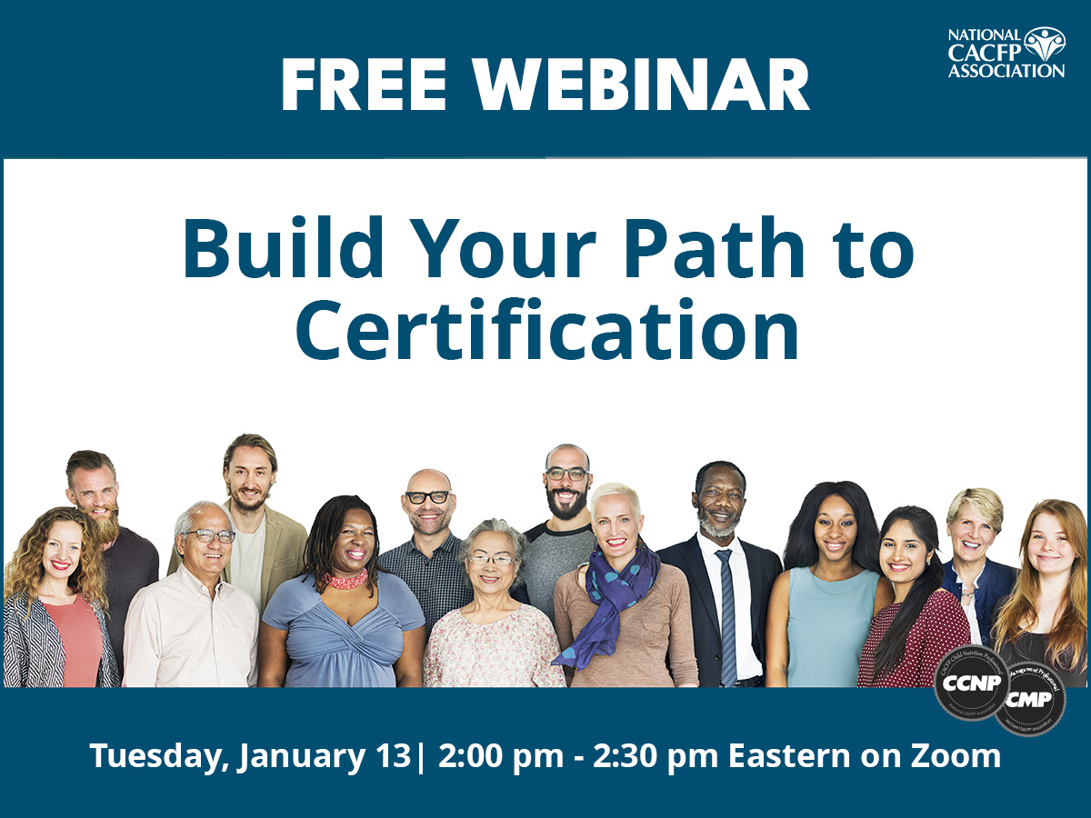 Build Your Path to Certification Interior Outline cacfp.org