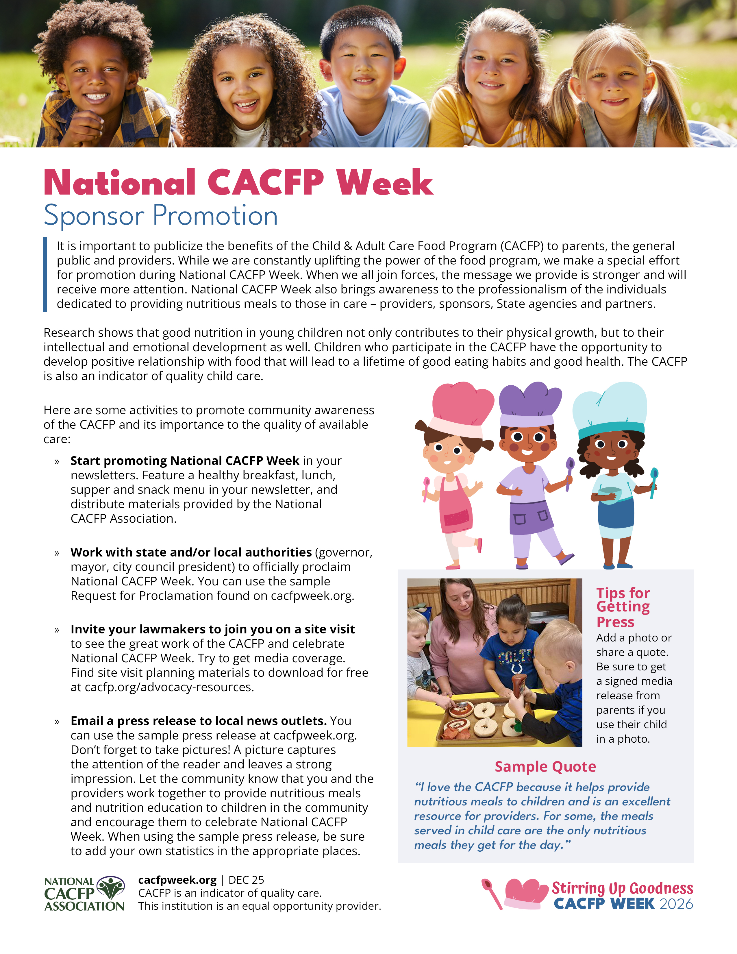 CACFP Week 2026 Sponsor Provider Promotion2