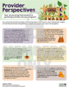 Provider Perspective Local Foods PNG cacfp.org