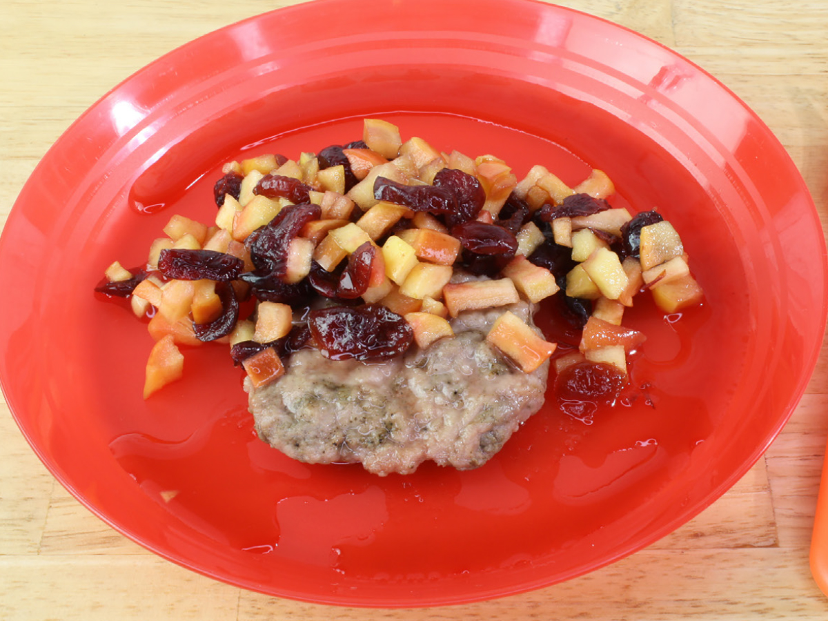 Turkey Sausage with cran apple