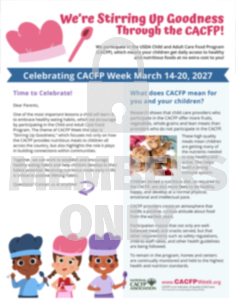 parent newsletter 2027 wm