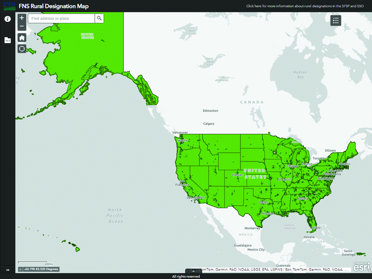 fns rural designation map 2026
