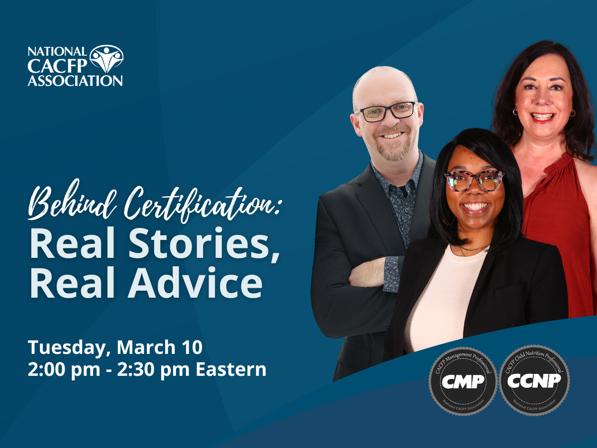 Behind Certification Interior cacfp.org