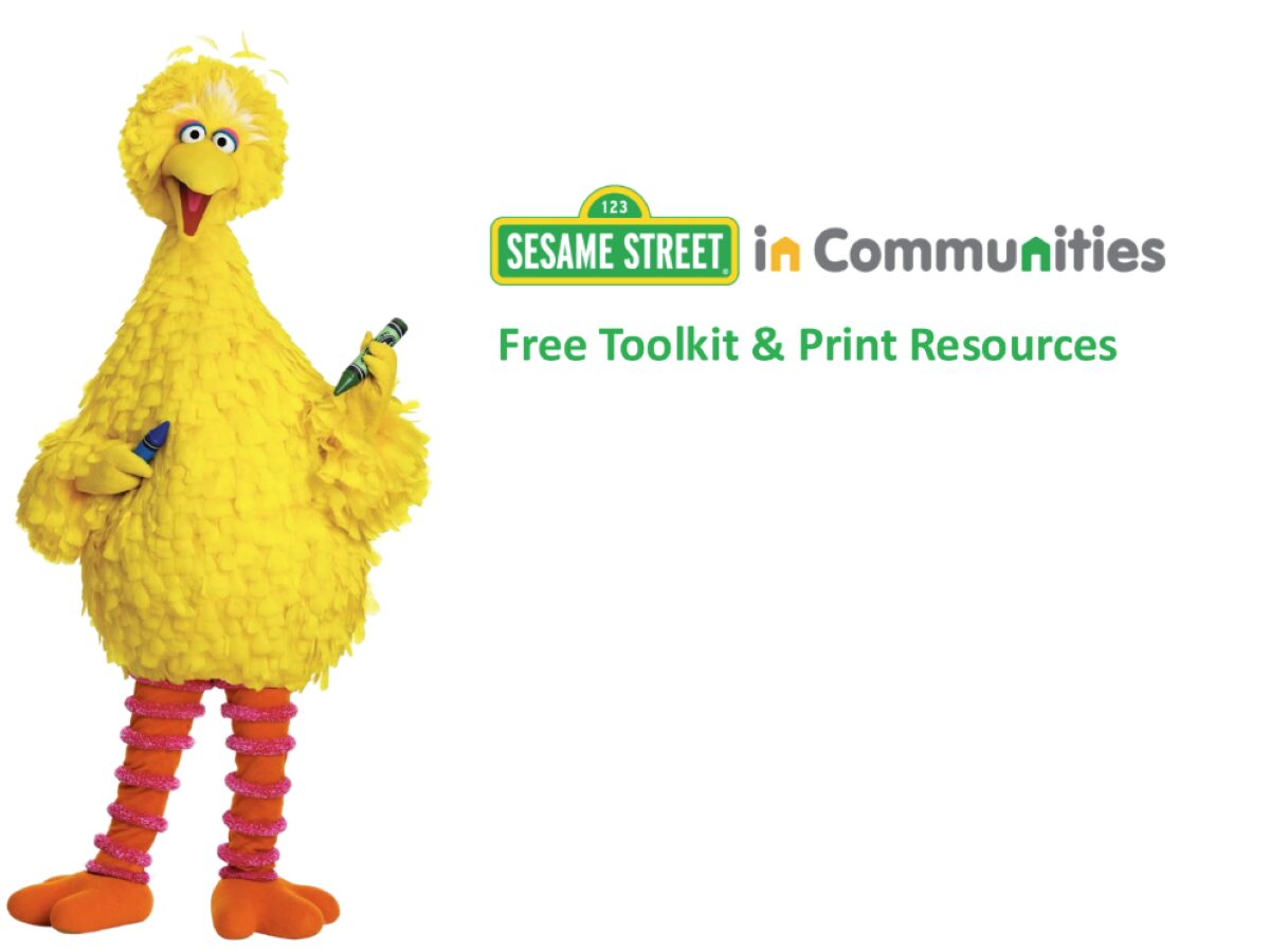 Sesame Street Brochure of Print Materials 4x3
