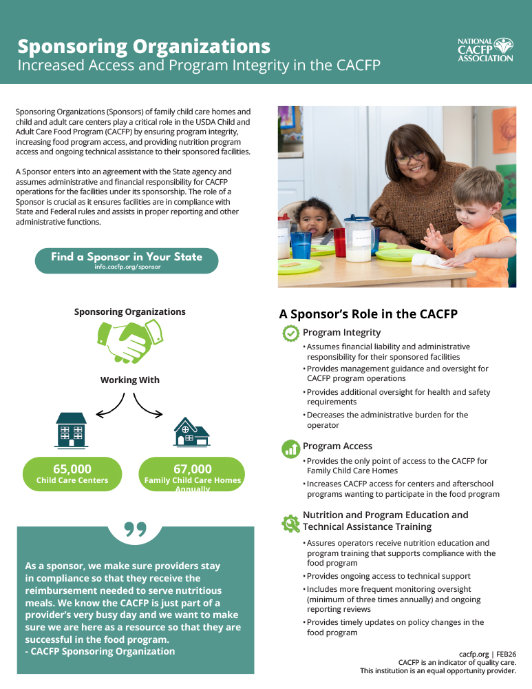 Sponsoring Organizations Congress cacfp.org