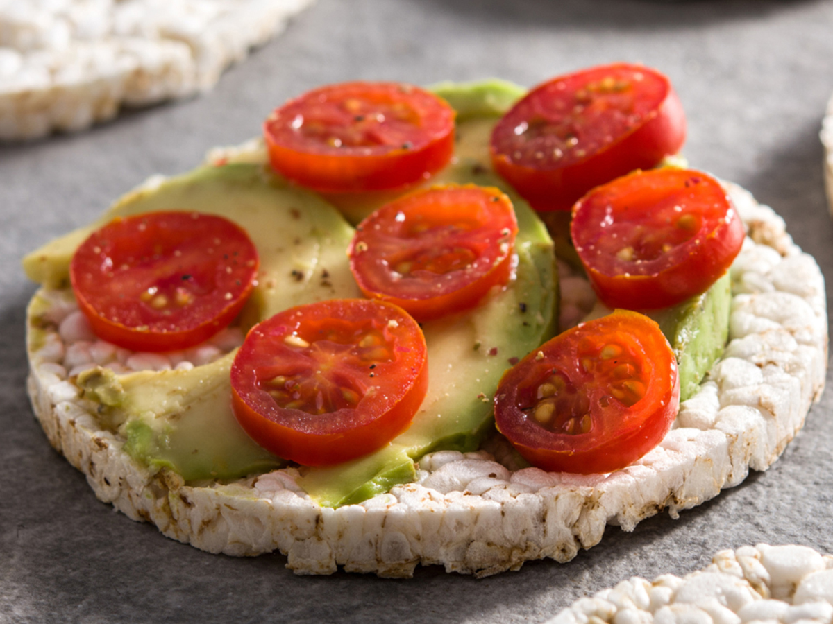 Avocado Rice Cakes