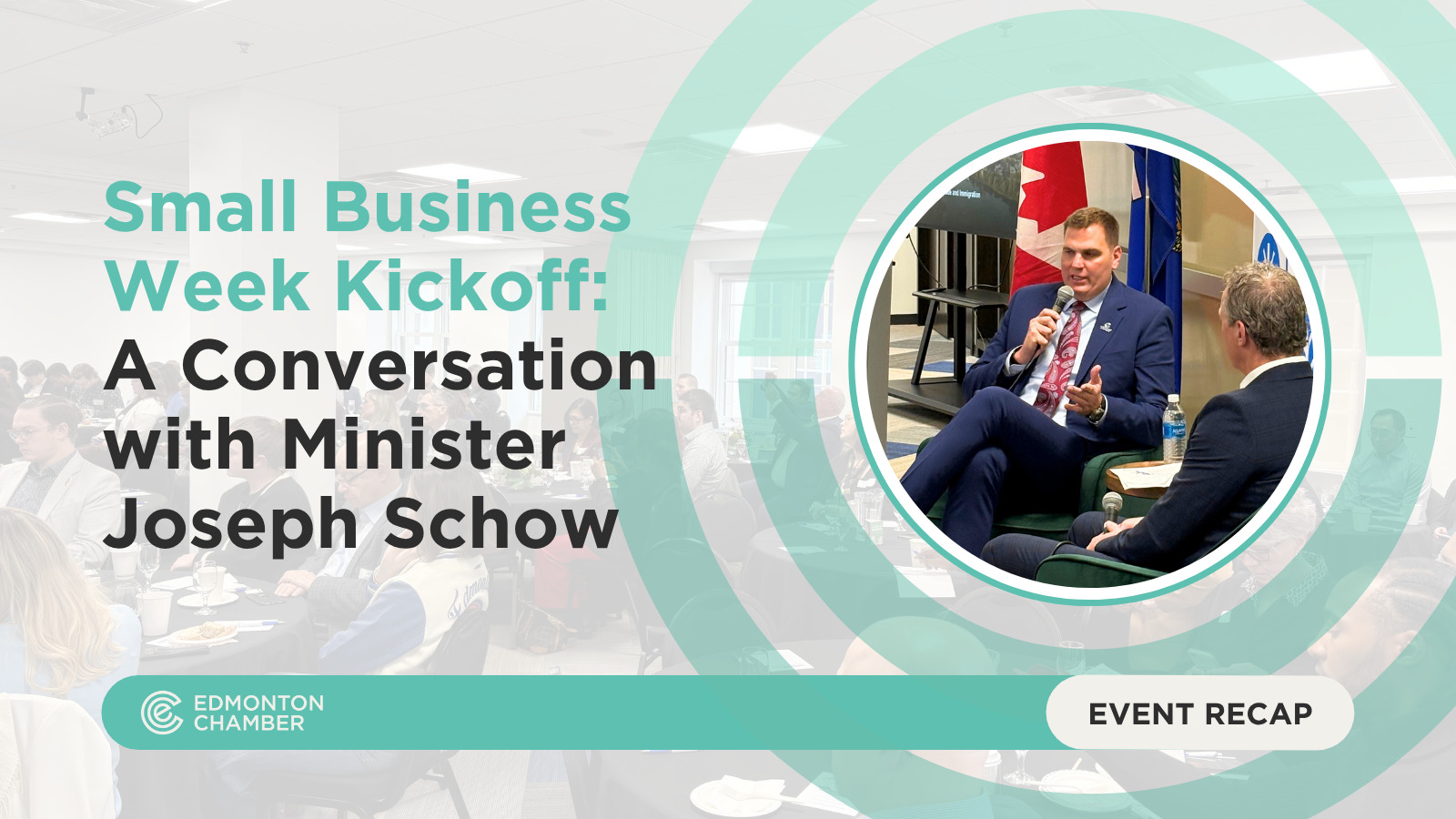 Small Business Week Kickoff A Conversation with Minister Joseph Schow