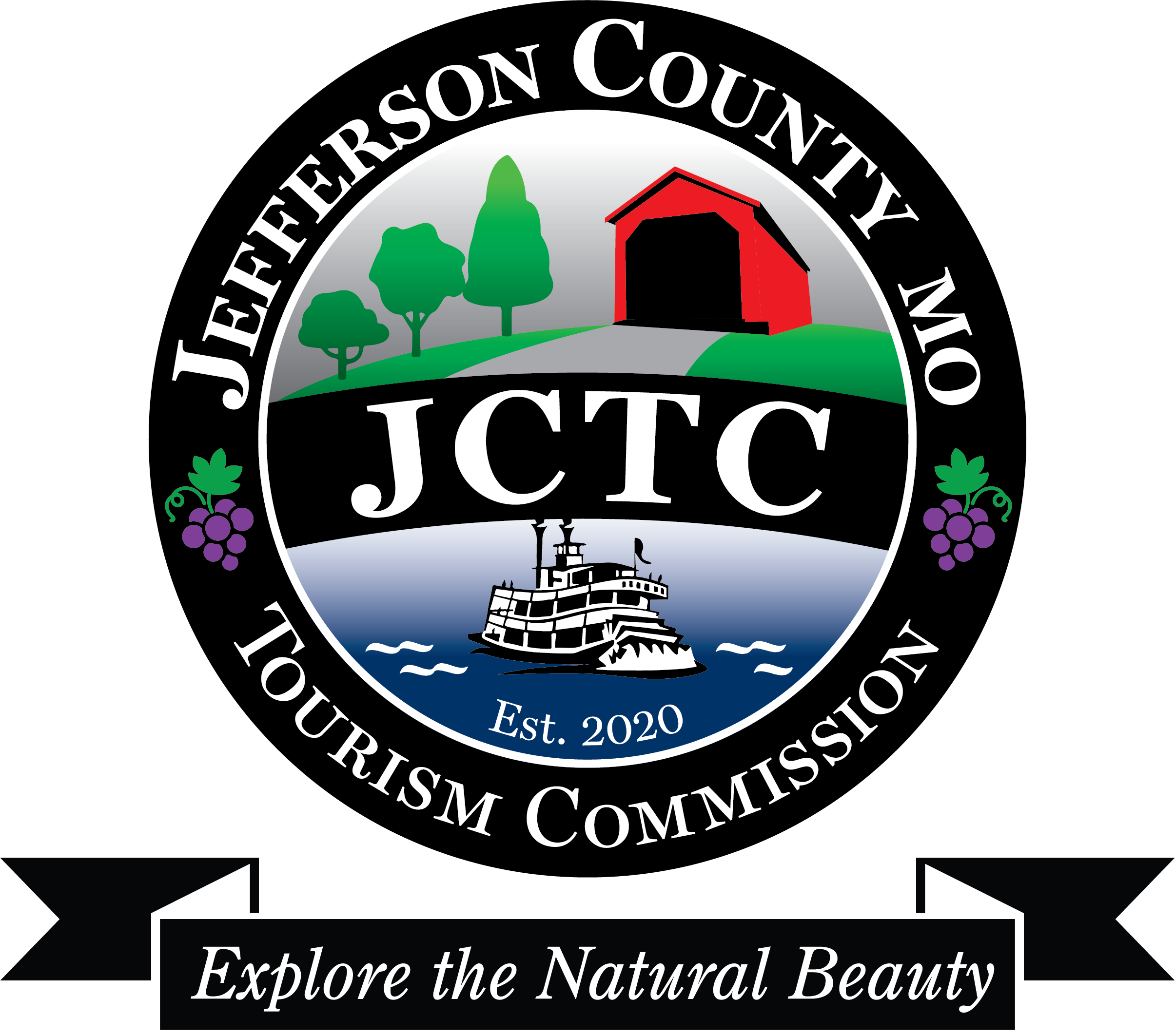 JCTC logo BW color pop_blue river