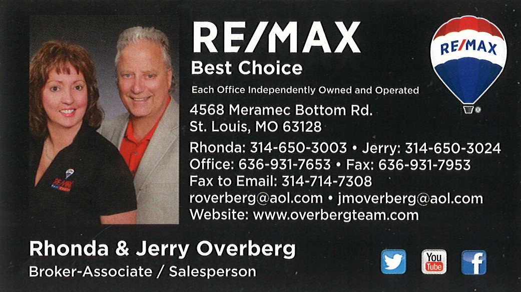 RE/MAX Best Choice ~ Rhonda & Jerry Overberg