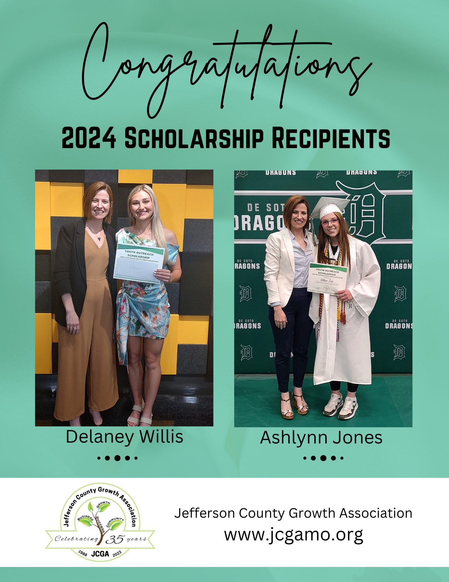 2024 Scholarship Recipients