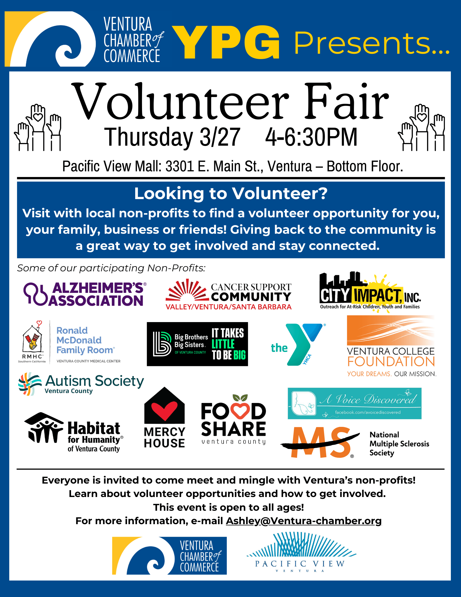 Non Profit Volunteer Fair 2025 FLYER