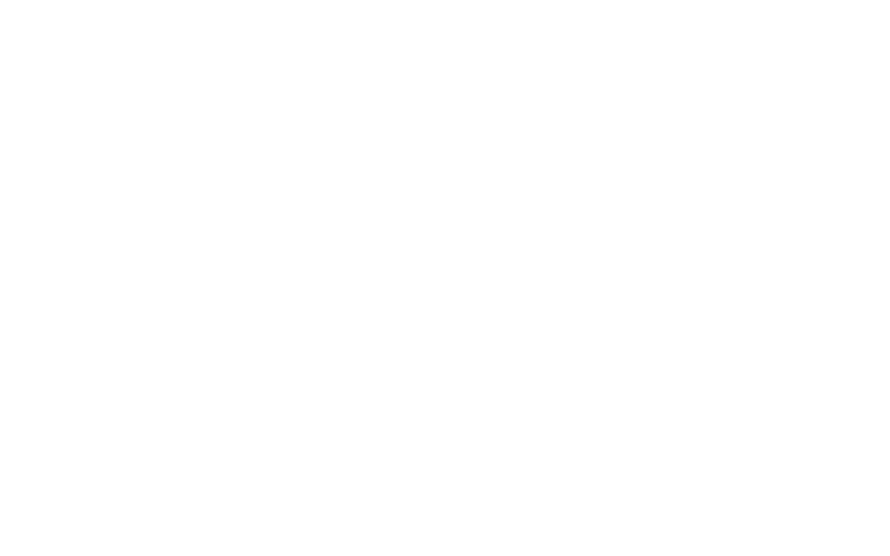 Louisiana Restaurant Association logo in white color. State of Louisiana with eating utensils