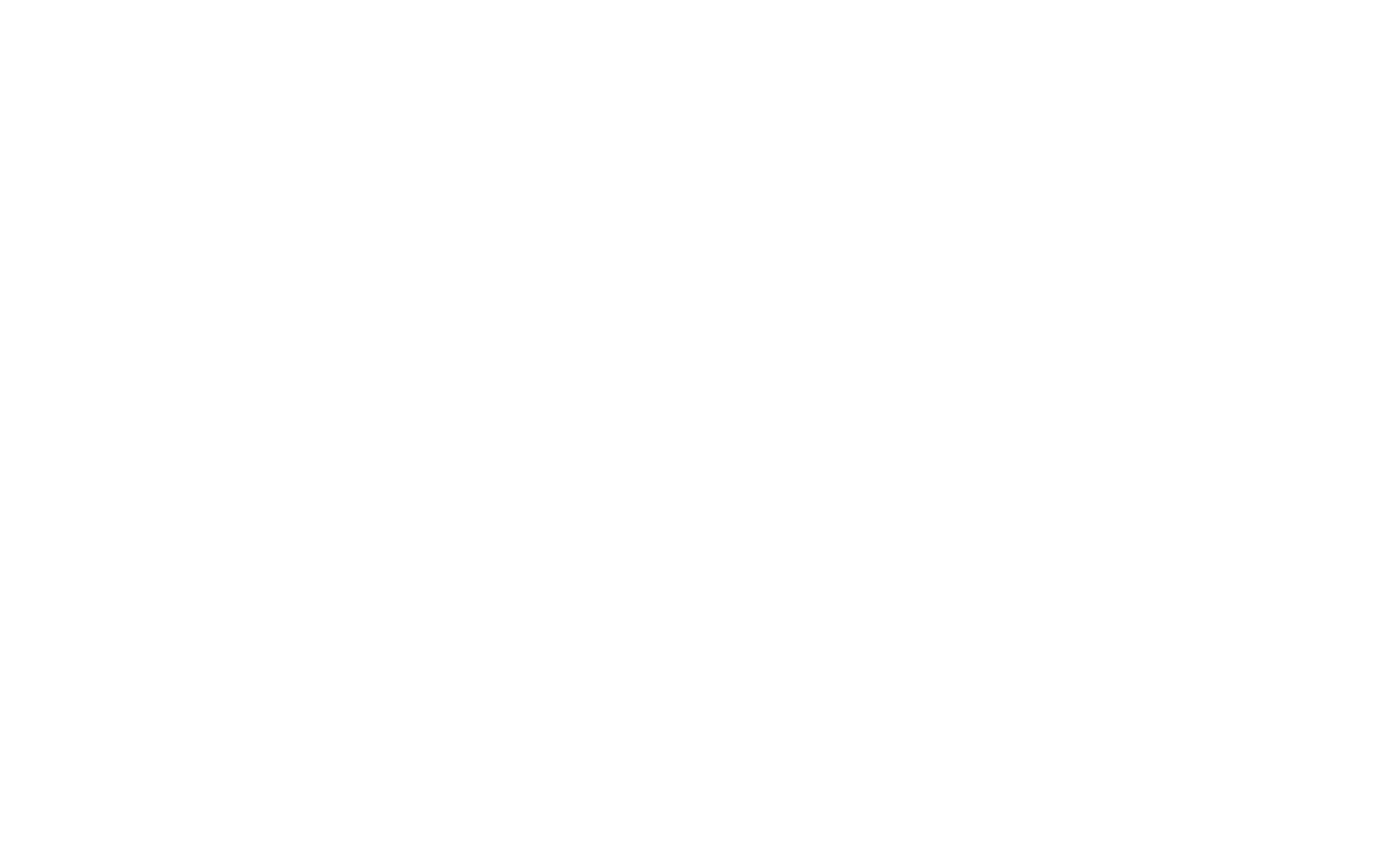 Louisiana Restaurant Association Education Foundation logo in white color. State of Louisiana with eating utensils