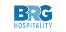 BRG Hospitality logo in blue