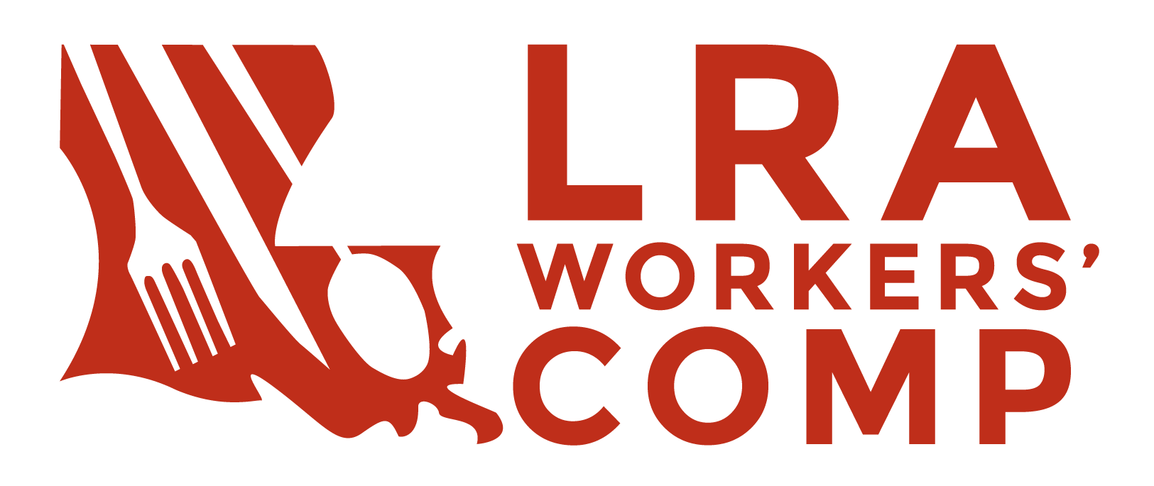 Red logo for Louisiana Restaurant Association