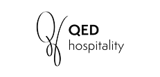 QED Hospitality group logo in black