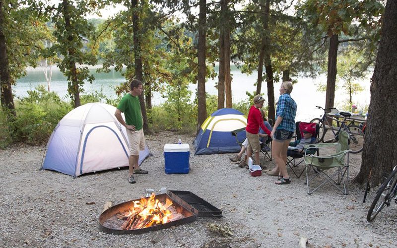 table rock lake public campground