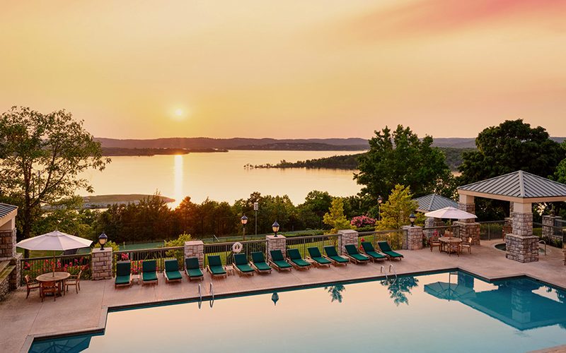 Luxury hotel resort on Table Rock Lake