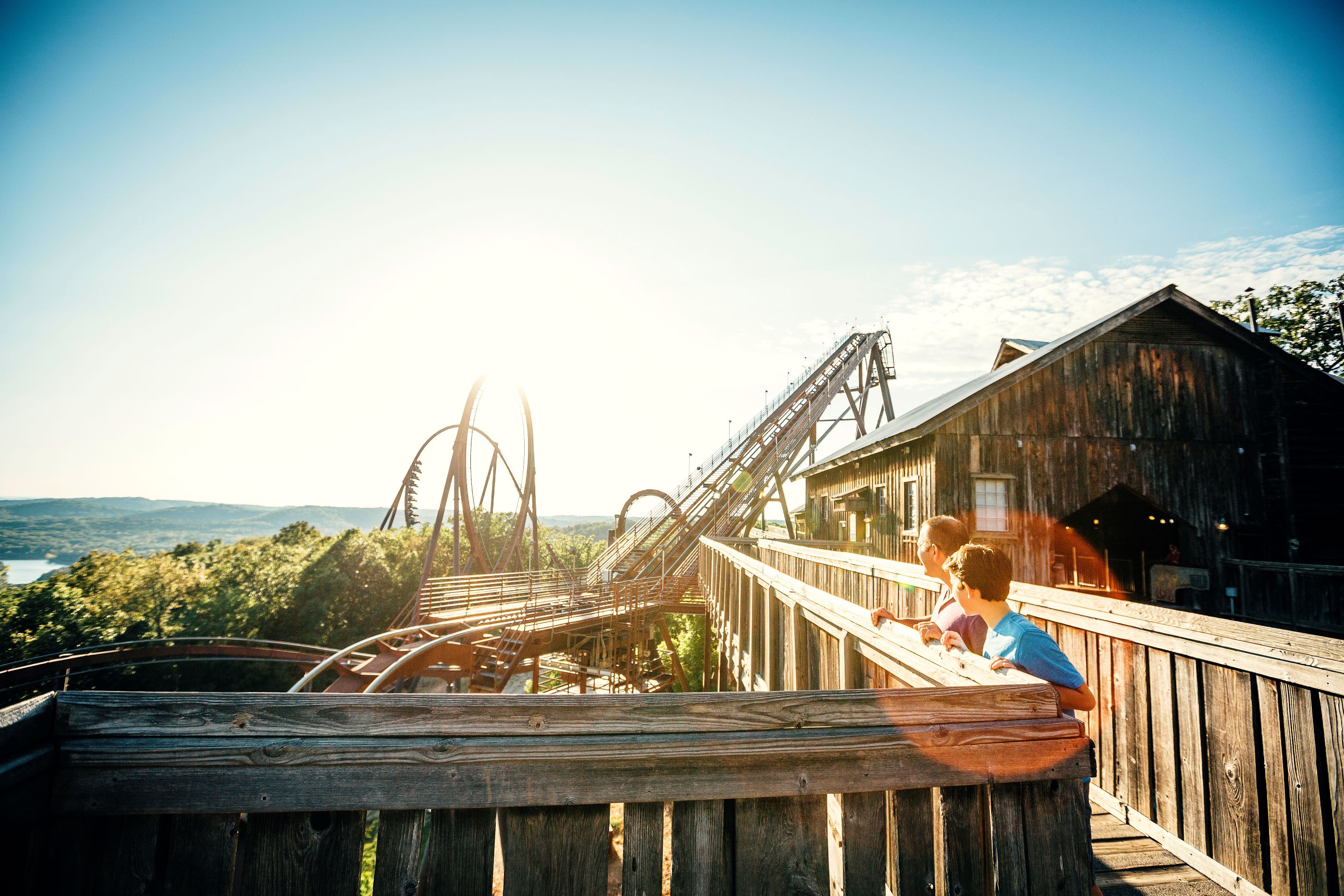 Silver Dollar City Roller Coaster