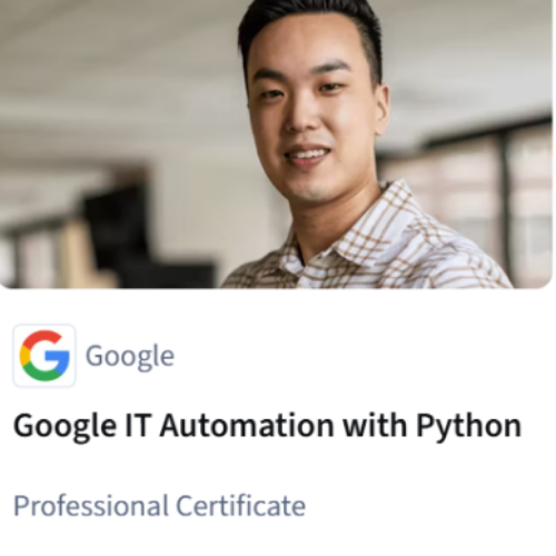 Google IT Automation Python Certificate