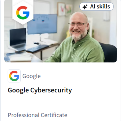Google Cybersecurity Certificate