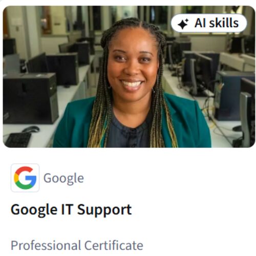 Google IT Support Certificate