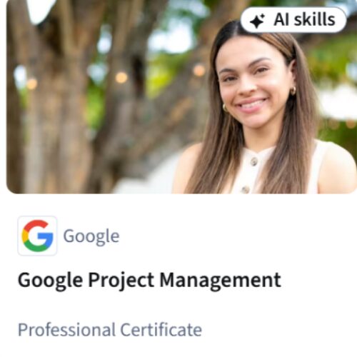 Google Project Management Certificate