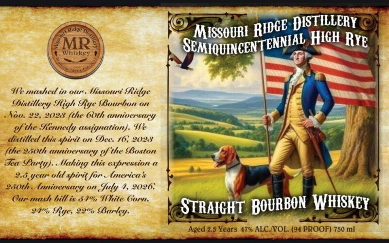 Missouri Ridge Distillery will be releasing our Semiquincentennial High Rye Straight Bourbon Whiskey in a couple of weeks for America's 250th.