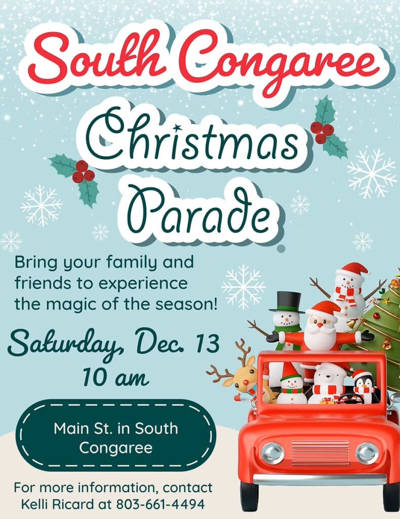 South Congaree Christmas Parade Graphic