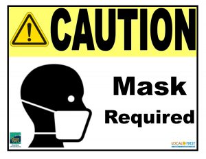 Caution Mask Required
