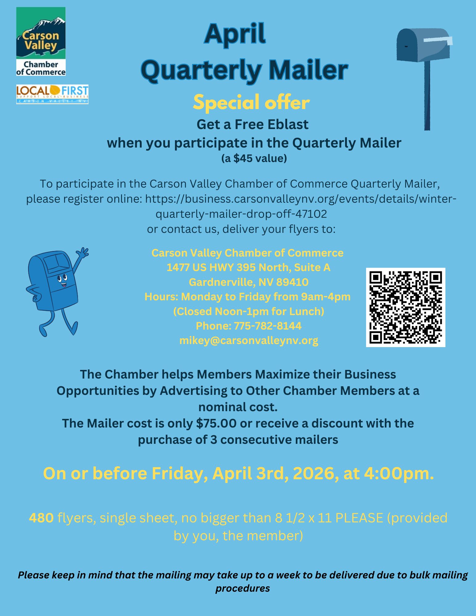 April 2026 Quarter Mailer QR