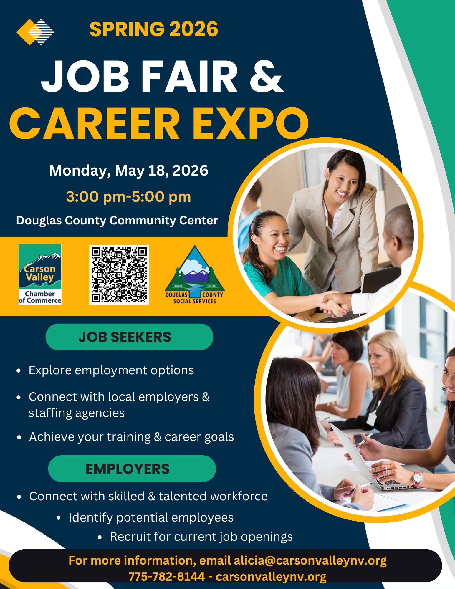 Spring 2026 Job Fair Flyer