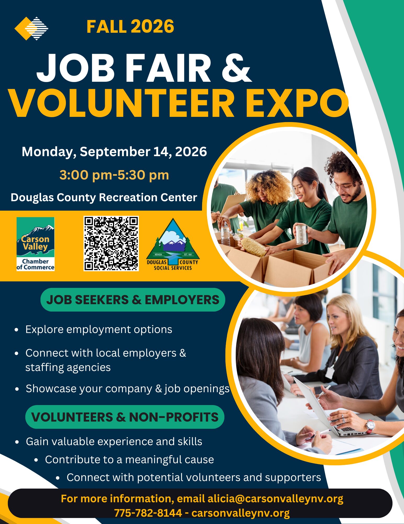 Fall 2026 Job Fair & Volunteer Expo Fall 2026 Job Fair & Volunteer Expo