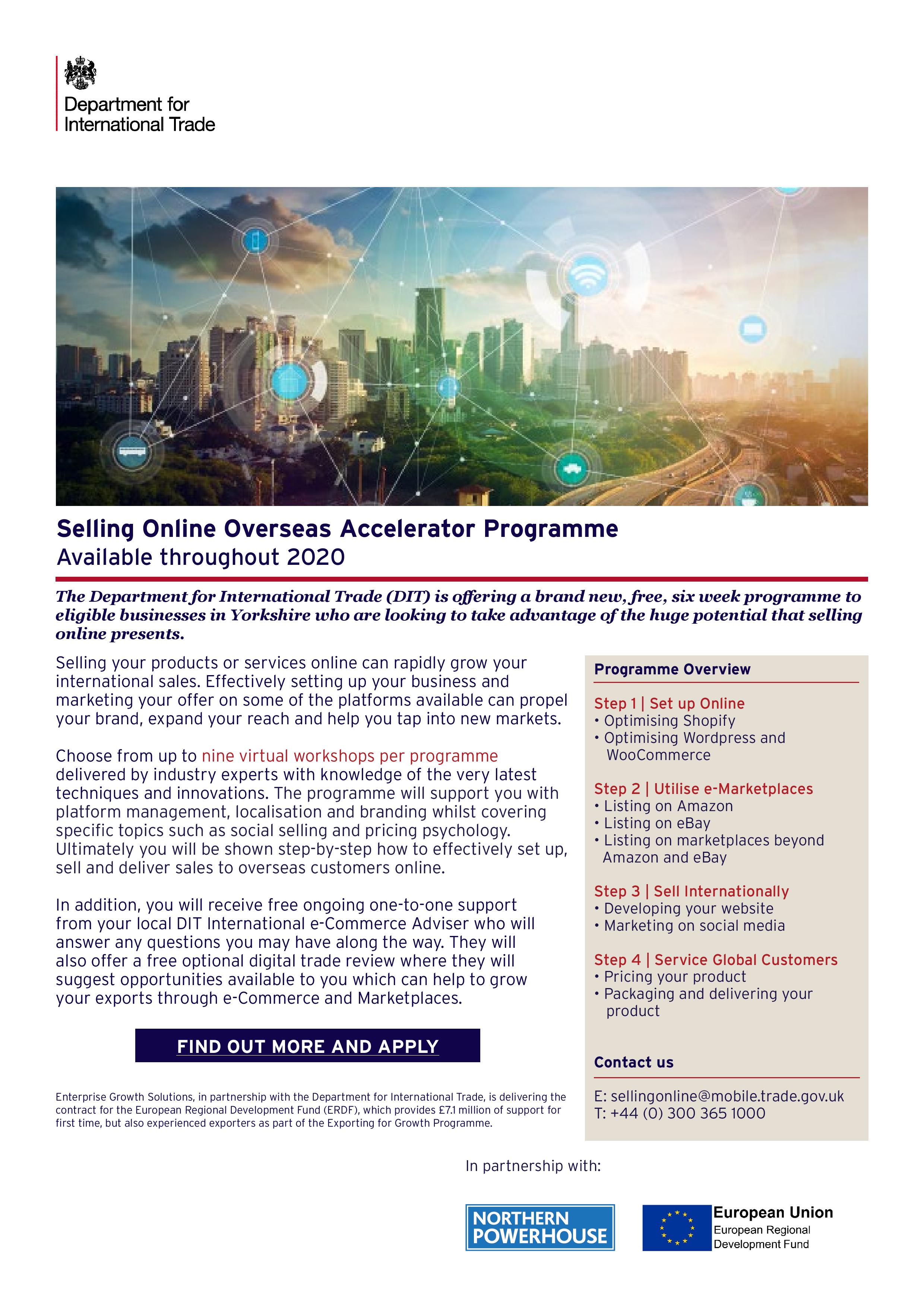 Selling Online Overseas Accelerator Programme