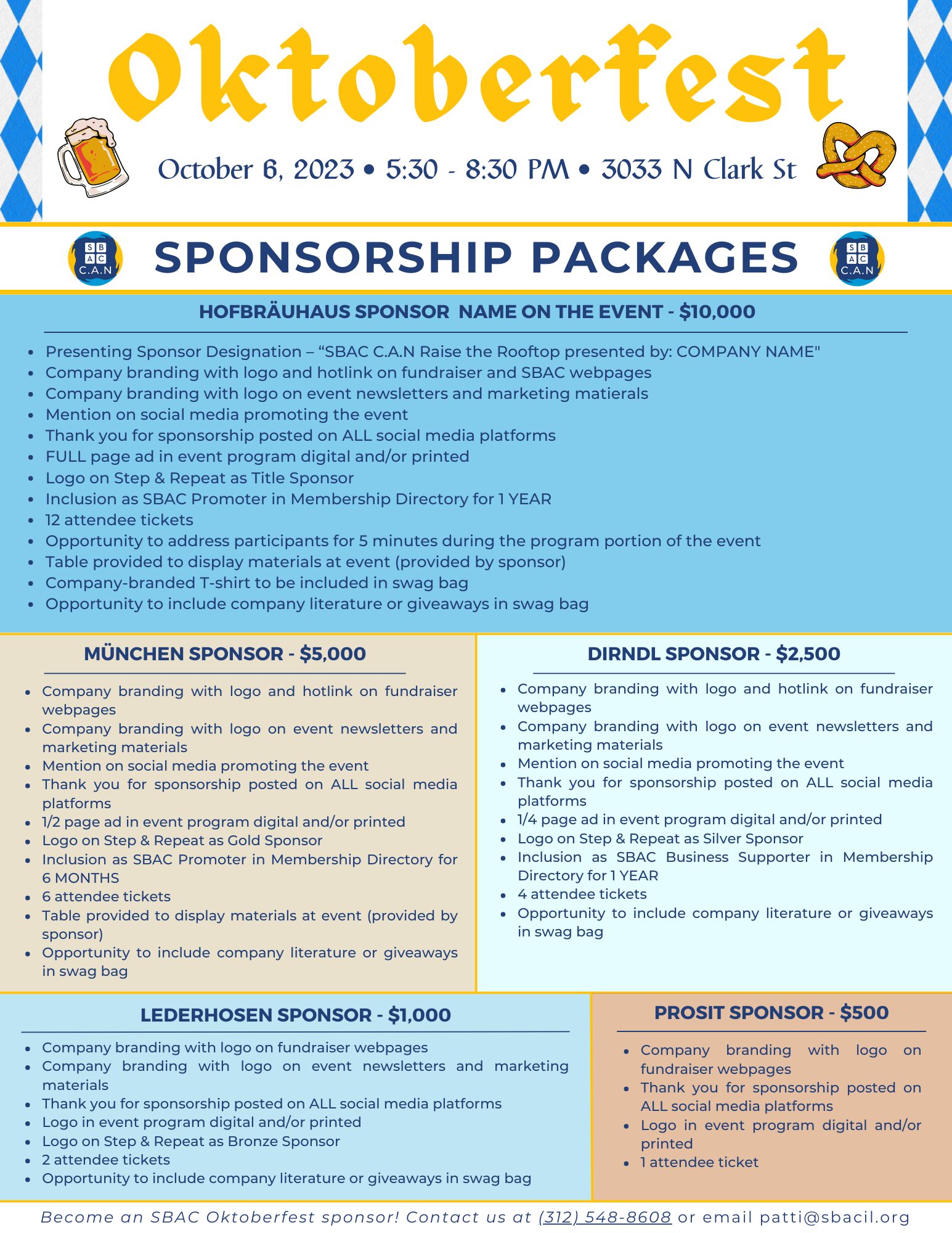 Oktoberfest Sponsorship Packages 081423 Deutsch