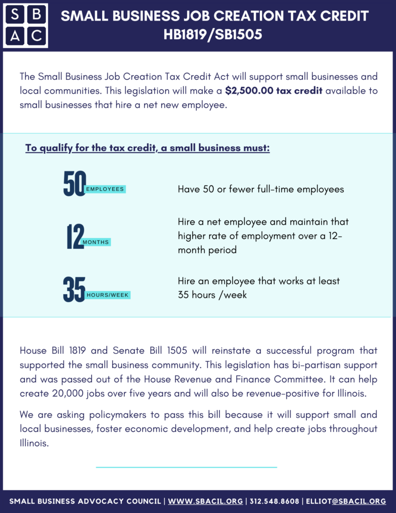 SB Job Creation HB &amp; SB