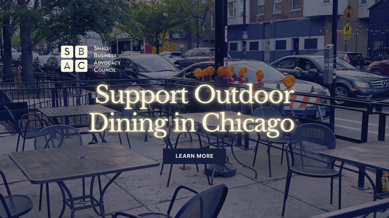 Support Outdoor dinning in Chicago