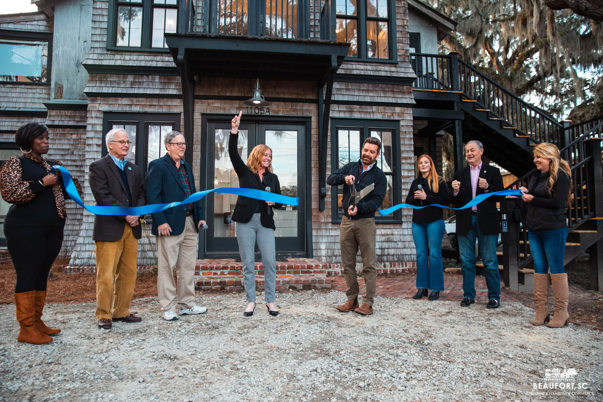 Ribbon Cutting - Beaufort Rentals