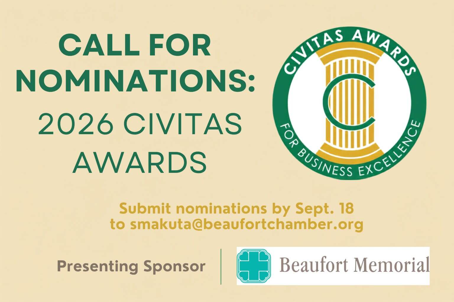 2026 Civitas Awards Flyer