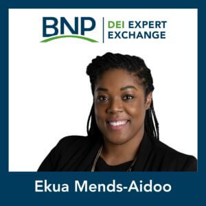 DEI Expert Exchange facilitator Ekua Mends-Aidoo