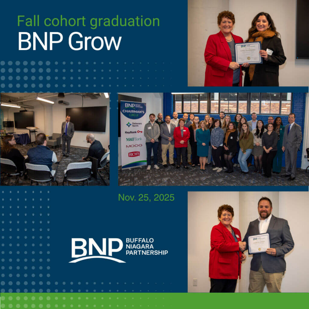 BNP Grow graduation graphic