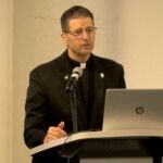 Niagara University President Father James Maher at the Higher Education Industry Leaders Forum