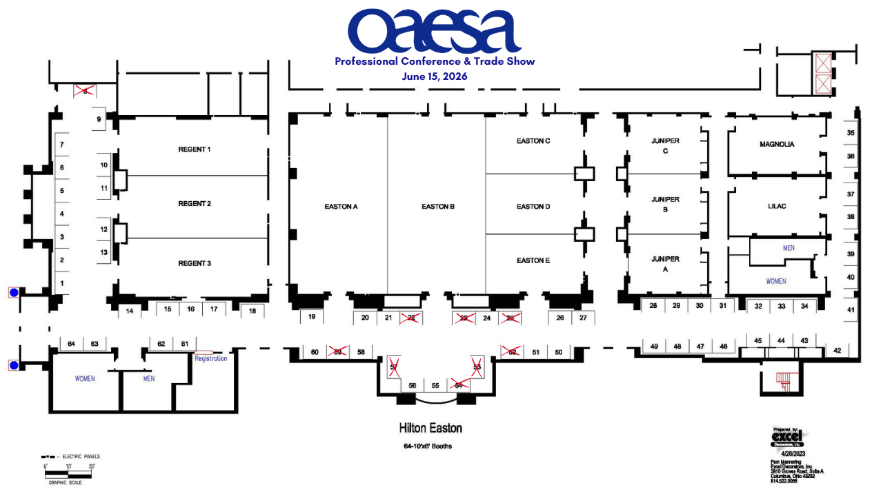 trade show map