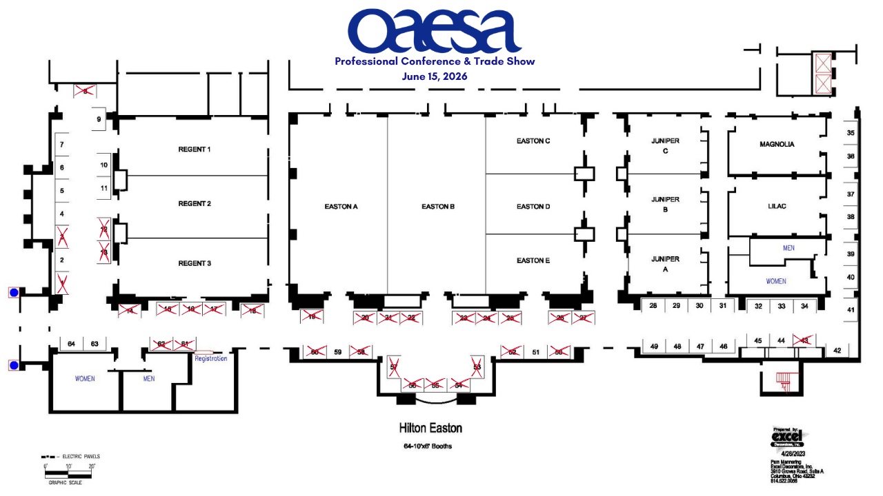 2026 Trade Show Map current