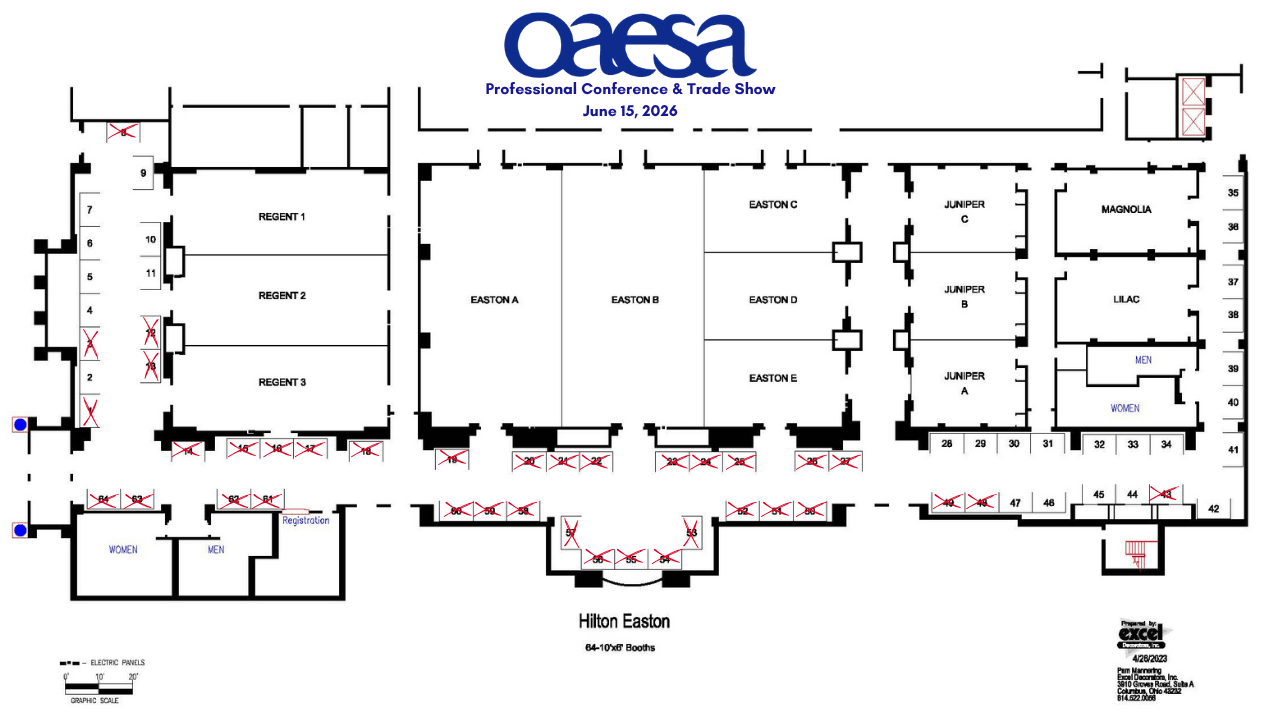 current trade show map
