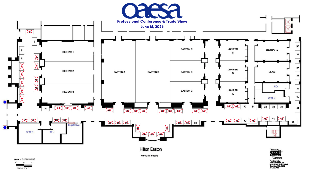 Trade Show Map current